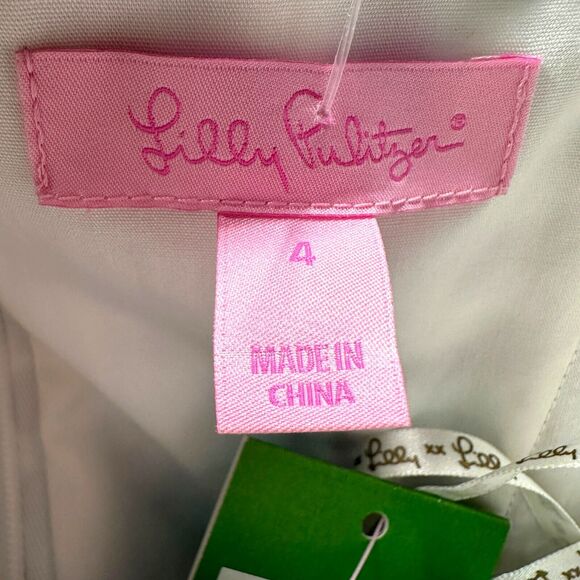 Lilly Pulitzer Angela Maxi Dress Women’s 4 Blue Red She She Shells Grail NWT New - Picture 6 of 9